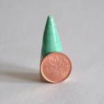 Little Clay House Pink Mint Green Red White Gnome..